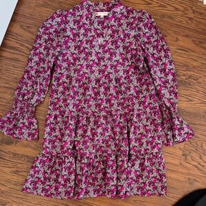 Jude Connally Pink and green Floral Dress